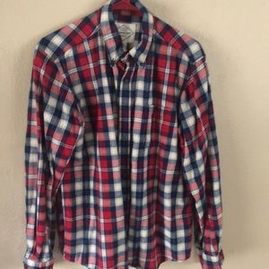 Red white and blue flannel